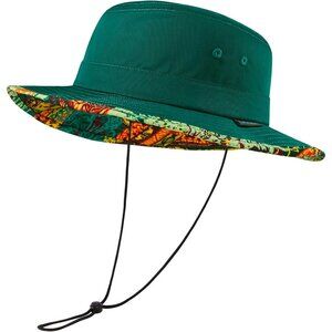 Unisex Quetzal Western Wide Brim Bonnie Chin Strap Hiking Classic Cowboy Hat